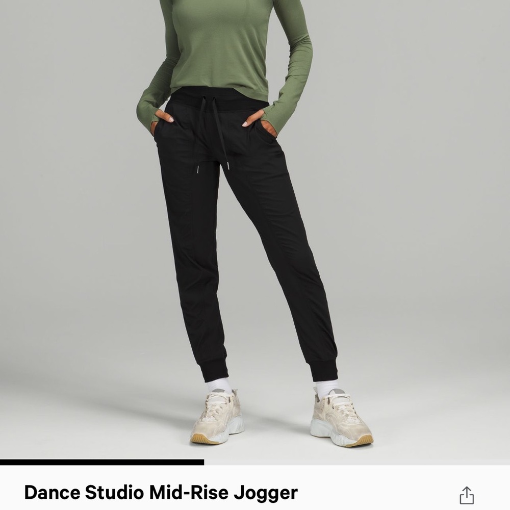 lululemon dance studio mid-rise joggers